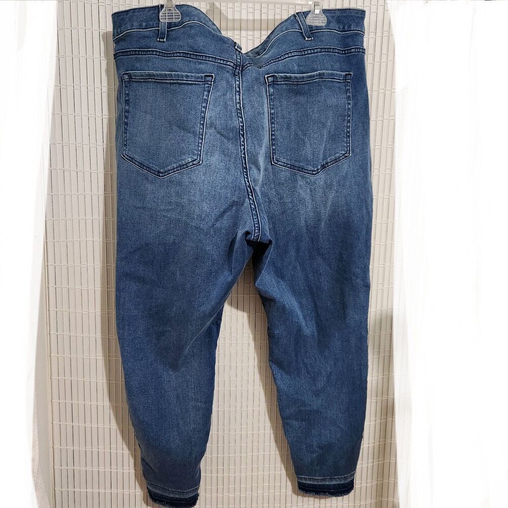 Lane Bryant Denim Jeans Skinny Size 24 Blue Signature Fit Mid-rise  New - Picture 8 of 11